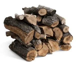 Leña seca para chimenea