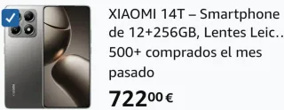 Xiaomi 14T 12+256GB Gris Titanio