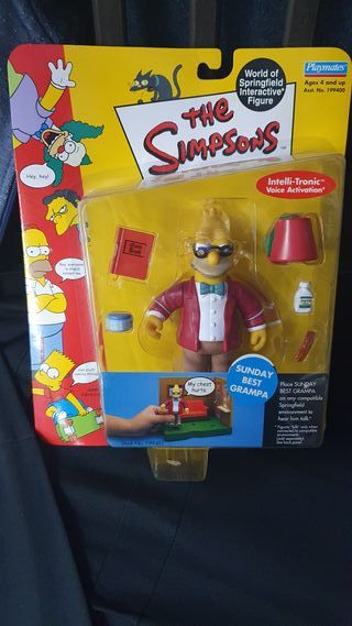 Figura Los Simpsons Sunday Best Grampa Vintage