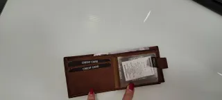 Cartera de Piel Marrón