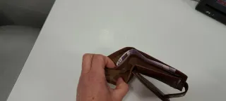 Cartera de Piel Marrón