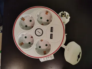 Extensão Redonda com USB