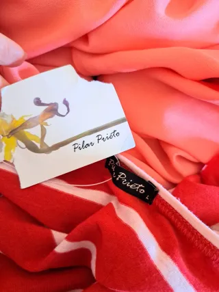 Blusa Rayas Rojas y Blancas