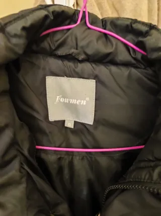 Chaqueta negra hombre talla XL.