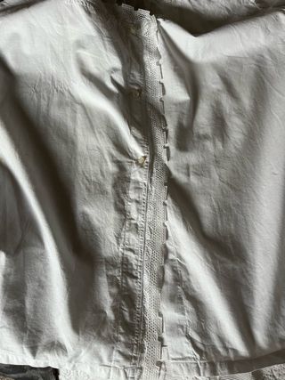 Blusa blanca delicada talla M