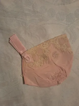 Vestido y gorro bebé antiguos