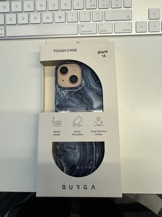 Cover Burga iPhone 14 Blu Galassia