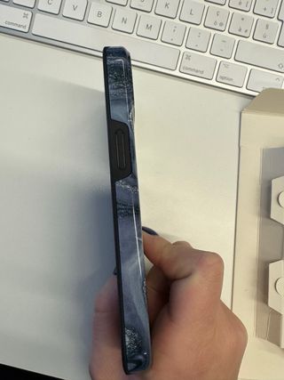 Cover Burga iPhone 14 Blu Galassia