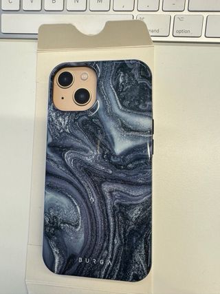 Cover Burga iPhone 14 Blu Galassia