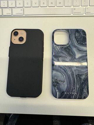 Cover Burga iPhone 14 Blu Galassia