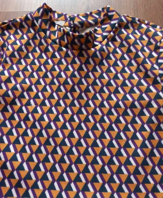 Vestido mujer estampado geométrico