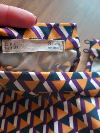 Vestido mujer estampado geométrico