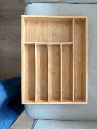 Cajón Organizador Bambú Cocina (x2)