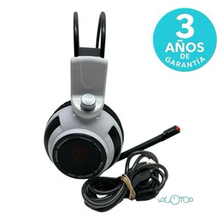 Auriculares Gaming CJ-101 Blanco y Negro