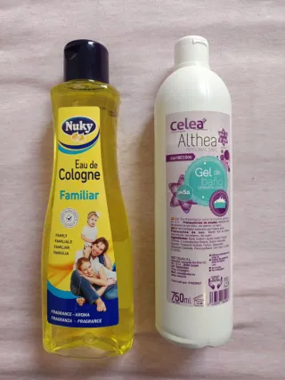 Colonia Nuky y gel de ducha Celea nuevos