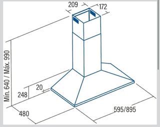 Campana extractora decorativa cocina