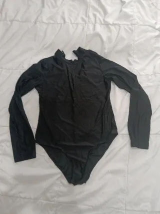 Maillot negro manga larga