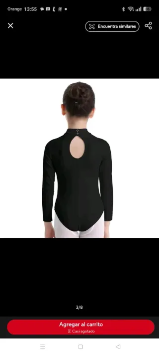 Maillot negro manga larga