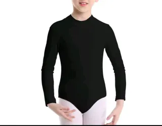 Maillot negro manga larga