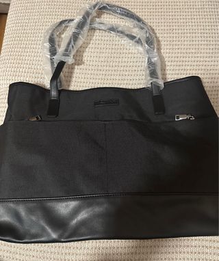 Bolso Tote Impermeable Mujer Negro