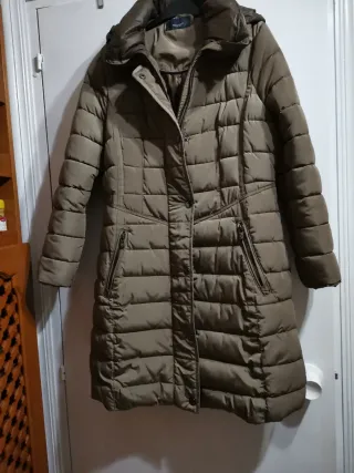 Abrigo Caramelo plumífero Talla 40