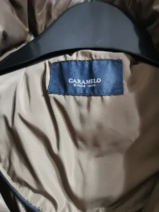 Abrigo Caramelo plumífero Talla 40