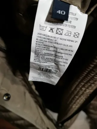 Abrigo Caramelo plumífero Talla 40