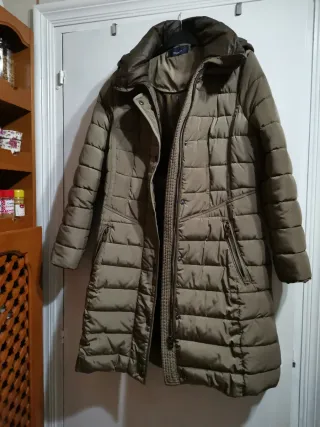 Abrigo Caramelo plumífero Talla 40