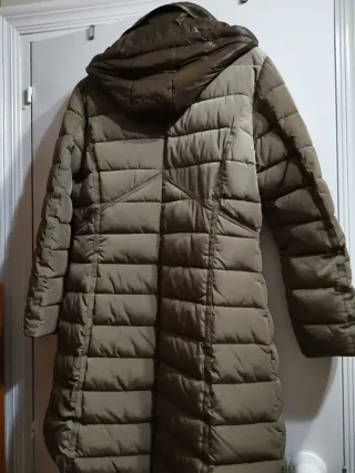 Abrigo Caramelo plumífero Talla 40