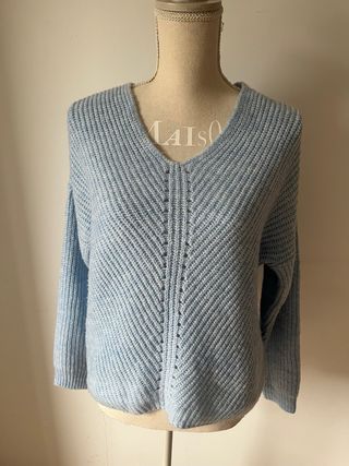 Jersey de punto marca Only cuello V