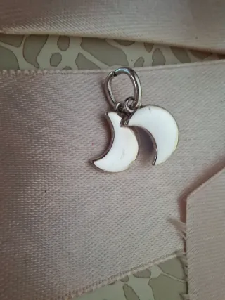 Charm Pandora Doppio Luna Crescente Blu