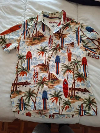 Camisa estampada tropical Surplus Talla M
