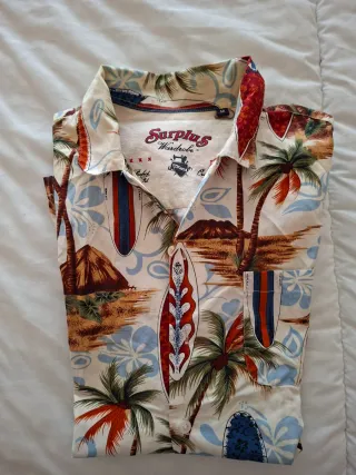 Camisa estampada tropical Surplus Talla M