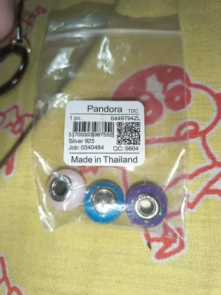 3 Charms Pandora Plata 925