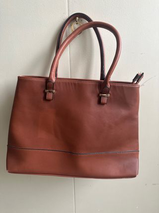 Borsa similpelle marrone