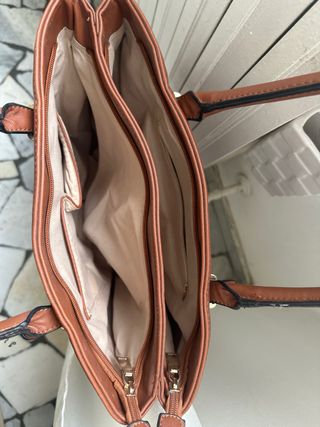 Borsa similpelle marrone