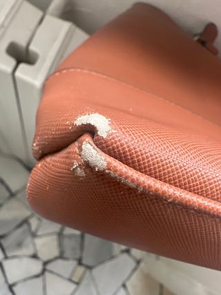 Borsa similpelle marrone