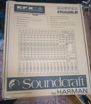 Mesa de Mezclas Soundcraft EFX 12