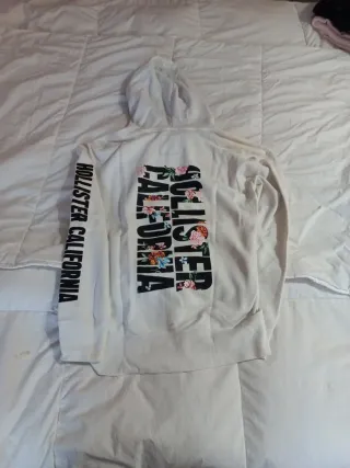 Sudadera Hollister Blanca