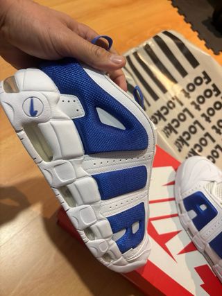 Nike Air More Uptempo Low Azul/Blanco