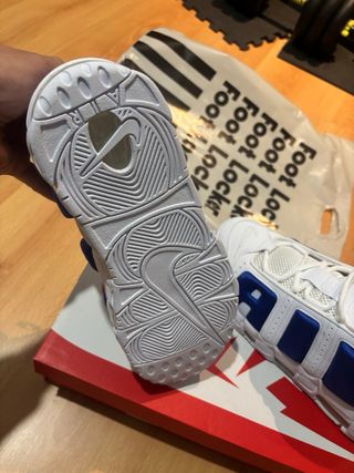 Nike Air More Uptempo Low Azul/Blanco