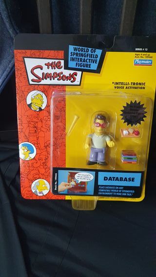Figura Los Simpsons Interactive Database Vintage