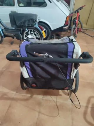 Carro remolque bici niños