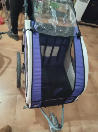 Carro remolque bici niños