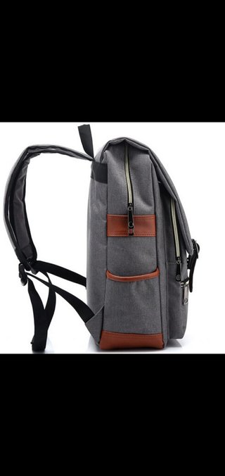 Mochila casual de estilo retro o vintage, unisex