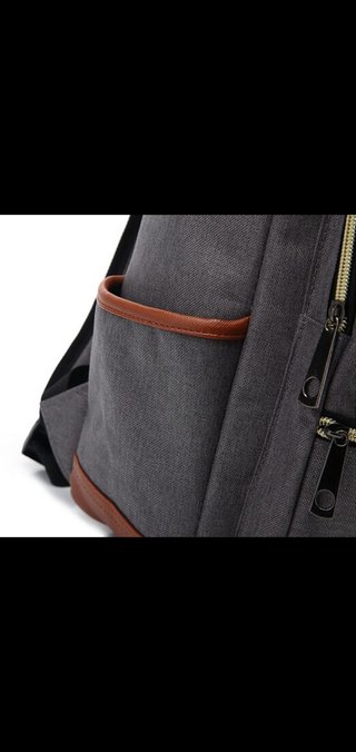 Mochila casual de estilo retro o vintage, unisex