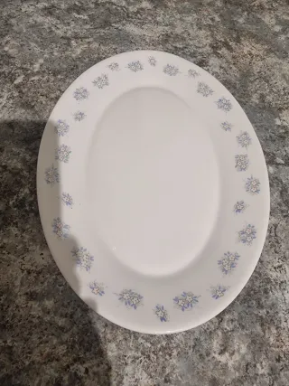 3 Fuentes Cerámica/Porcelana Beige/Blanco