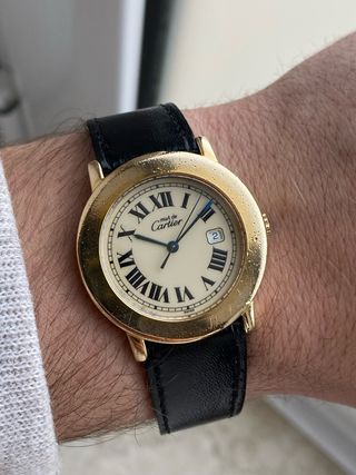 Must de Cartier Cuarzo Vintage 33mm Full Set