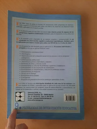 Programa de Intervención Cognitivo-Conductual p...