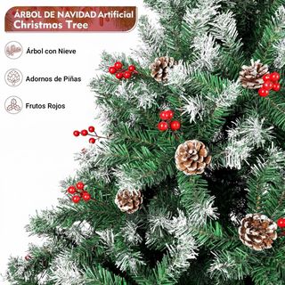 Arbol Navidad decorado 180cm Nuevo